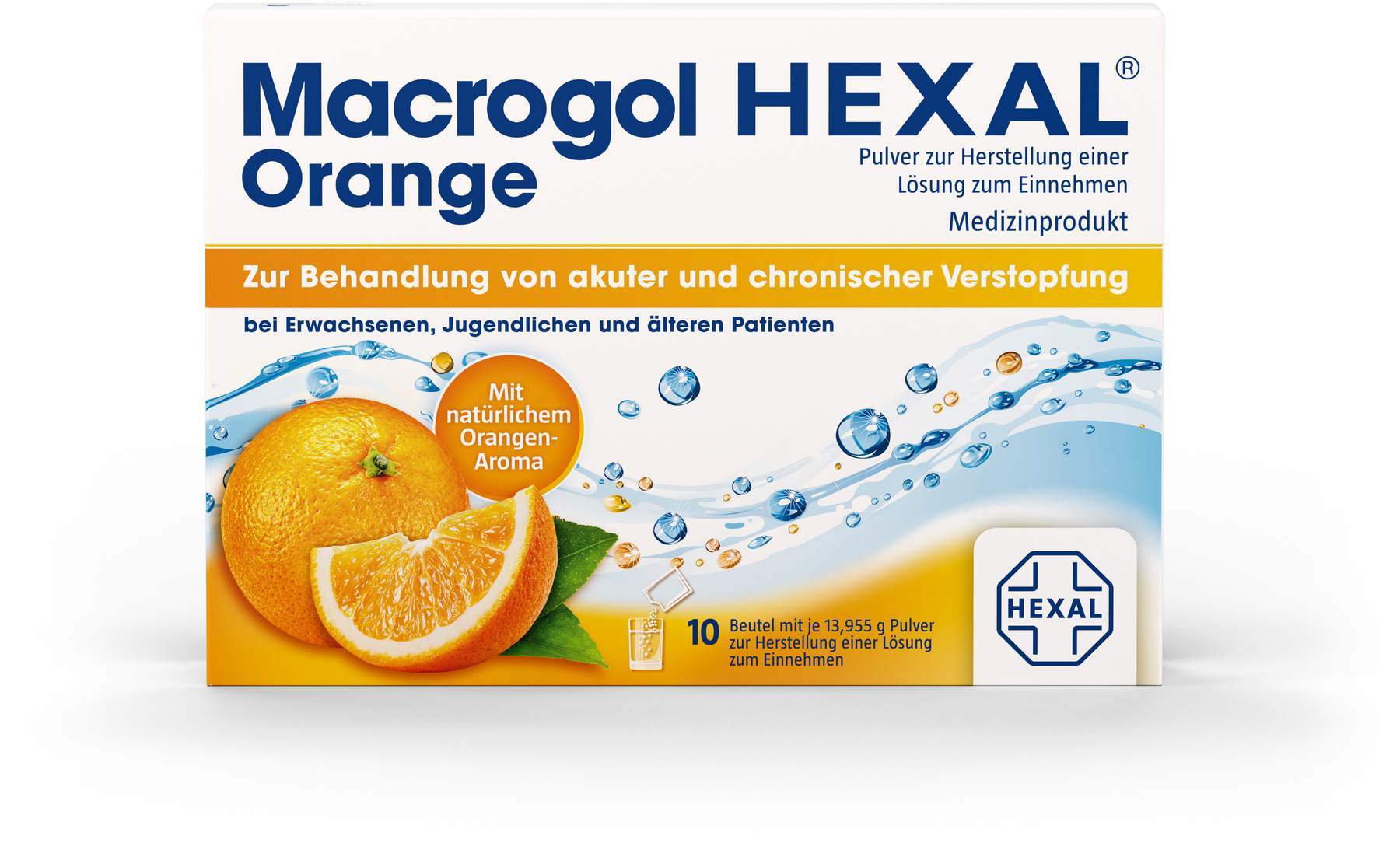 Macrogol Hexal Orange 10 Beutel