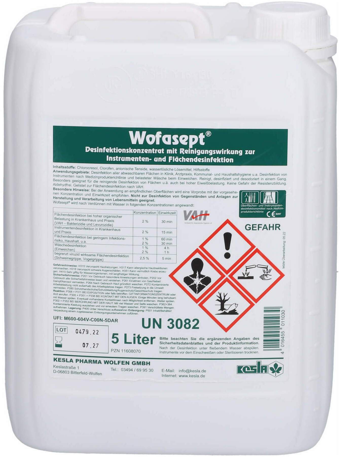 Wofasept Instrumenten- und Flächendesinfektion