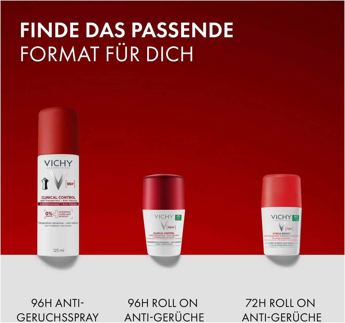 Vichy Deo Spray Aero 96h 125 ml