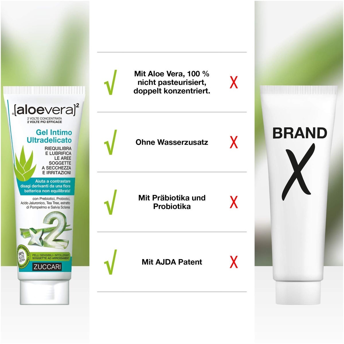 Aloevera Gel Intim Sanft Feuchtgel Zuccari 80 ml