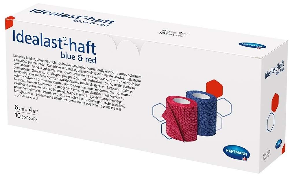 Idealast-Haft Color Binde 6cm X 4m Sortiert 10 Stück