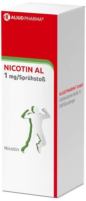 Nicotin AL 1 mg pro Sprühstoß Spray 1 Stück