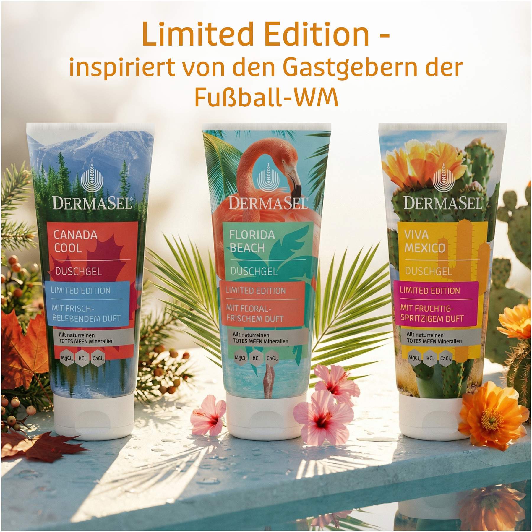 Dermasel Totes Meer Duschgel Viva Mexico Limited Edition 100 ml