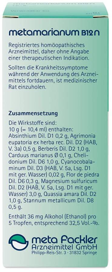 Metamarianum B12 N 50 ml Tropfen