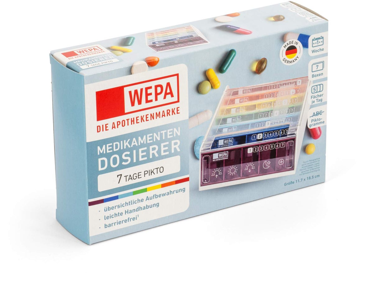 WEPA 7 Tage Wochenmagazin Regenbogen-Piktogramme