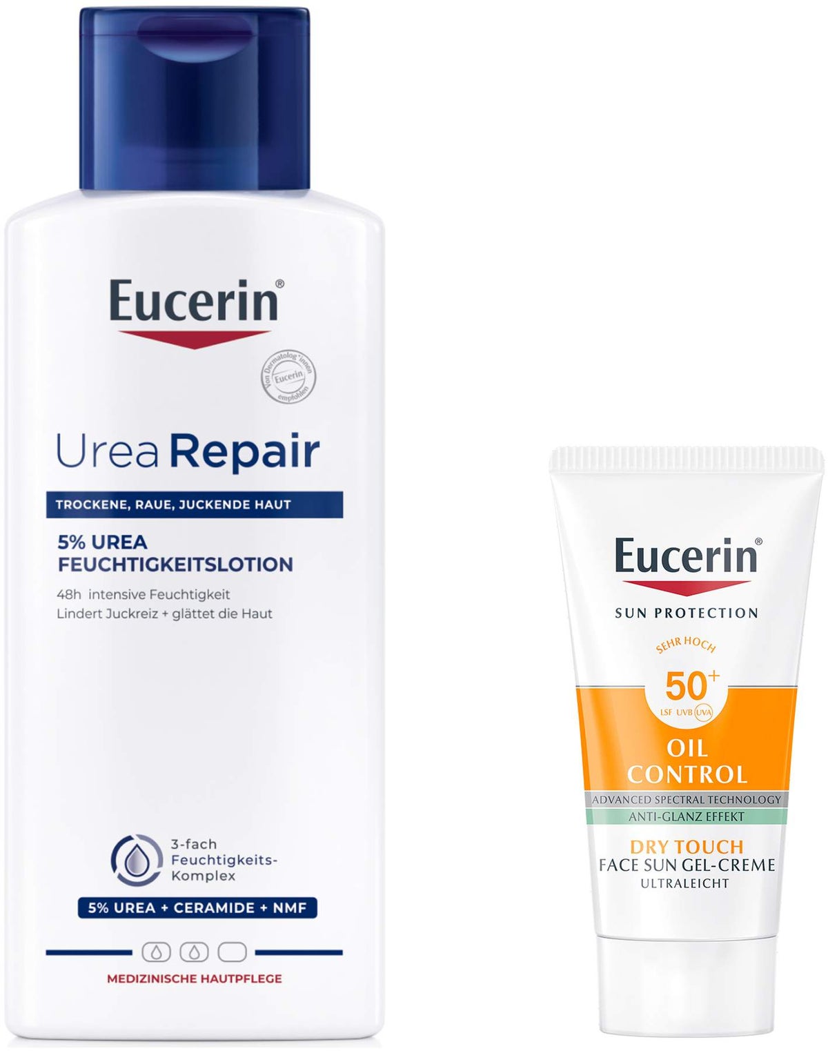 Eucerin UreaRepair Plus Lotion 5% 250 ml + gratis Eucerin Sun Gel-Creme Oil Control 20 ml
