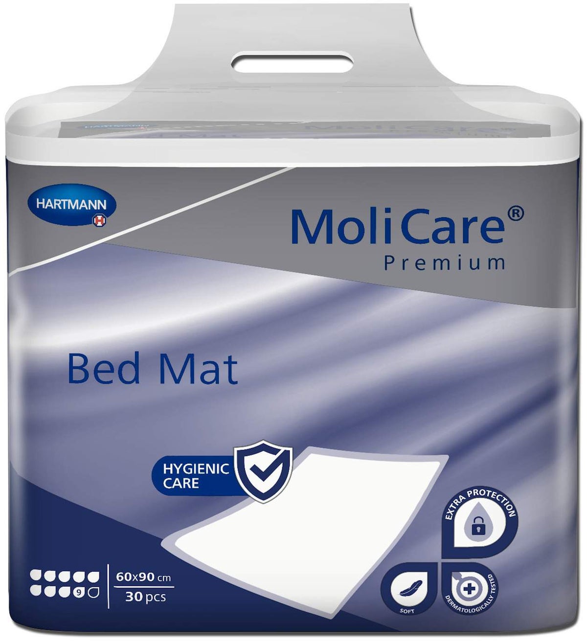 Molicare Premium Bed Mat 9 Tropfen 60 X 90 cm 30 Stück