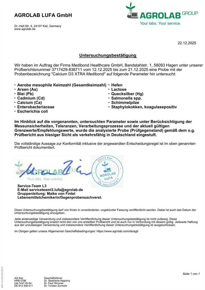 Calcium D3 XTRA Medibond