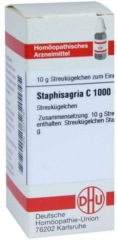 Dhu Staphisagria C1000 10 G Globuli