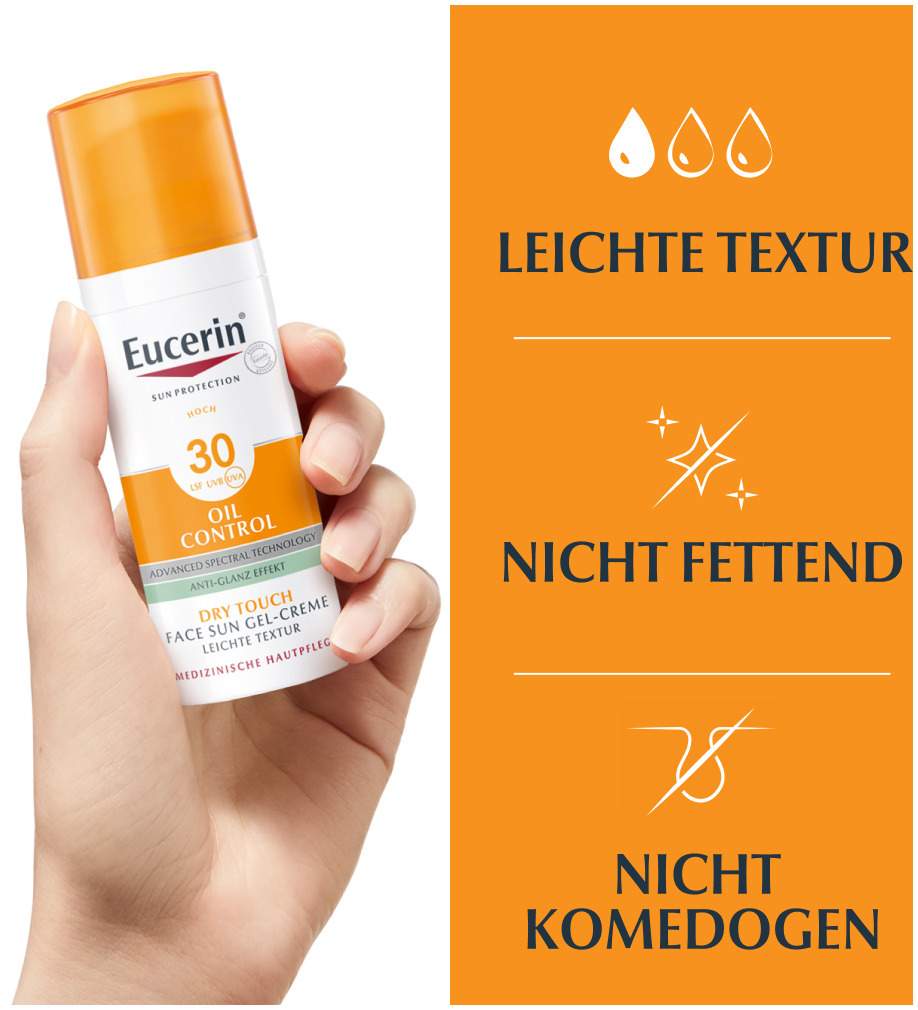 Eucerin Sun Oil Control Face LSF 30 50 ml Gel-Creme