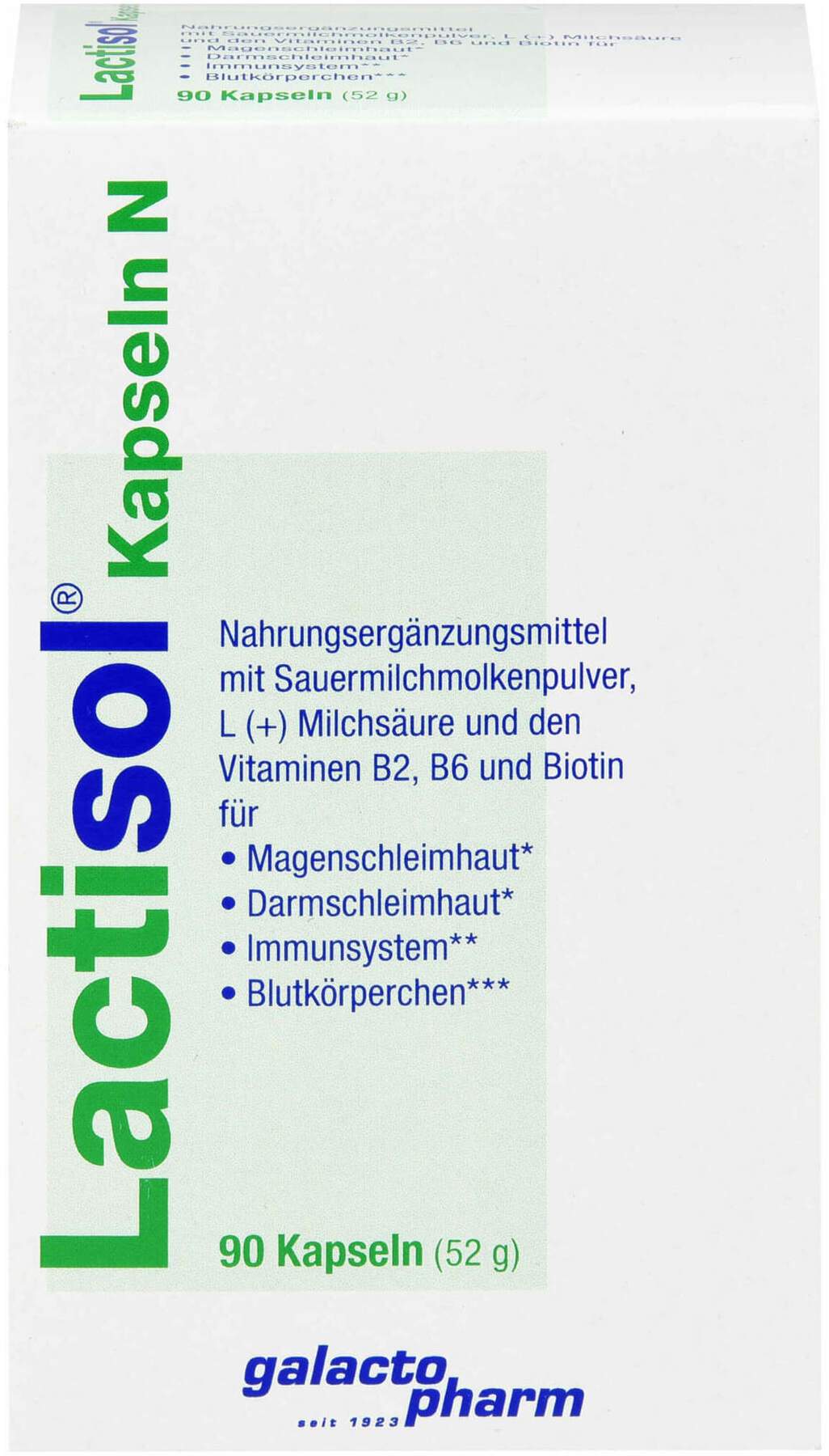 Lactisol 90 Kapseln N