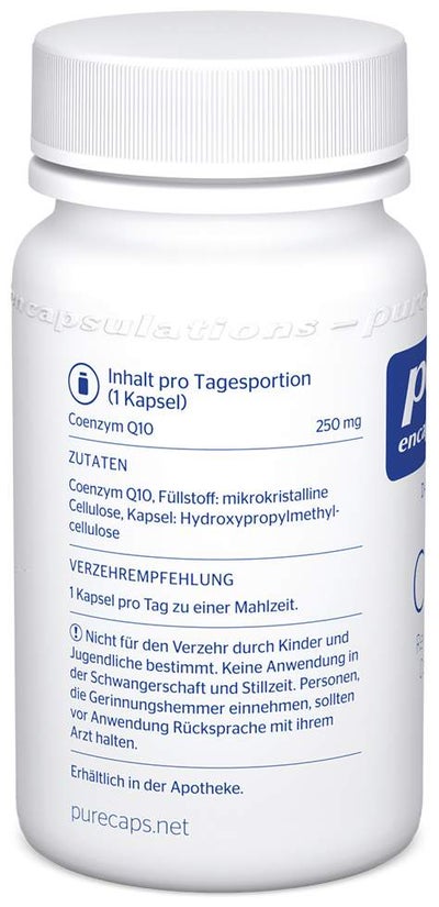 Pure Encapsulations Coq10 250 mg 30 Kapseln