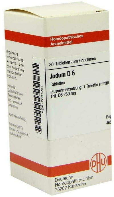 Dhu Jodum D6 80 Tabletten