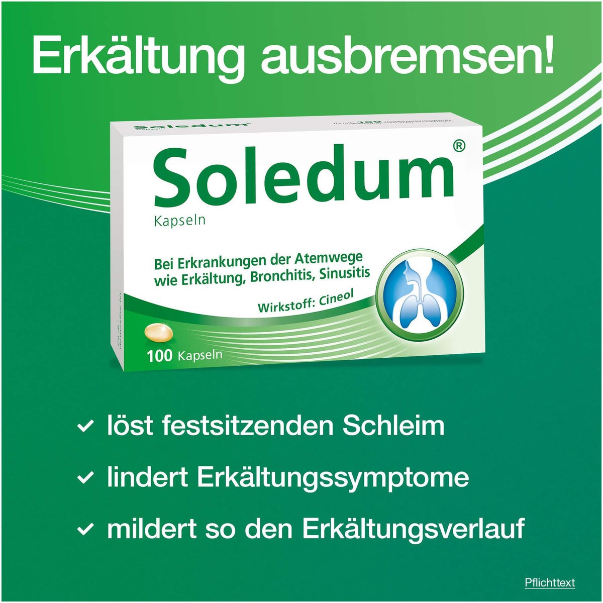 Soledum 100 magensaftresistente Kapseln