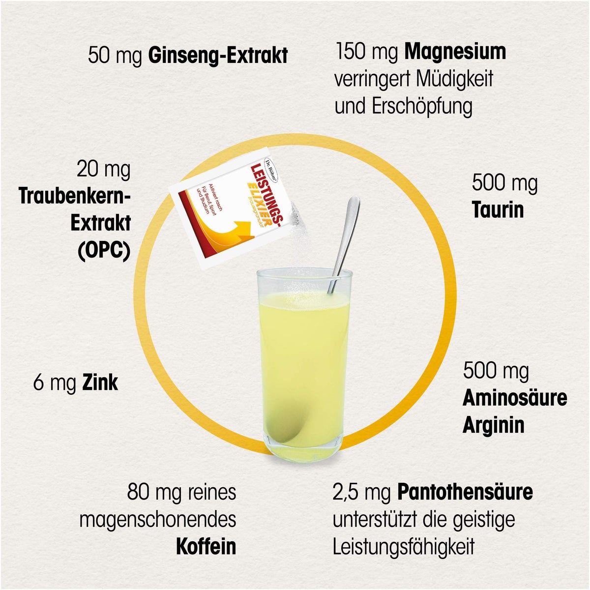 Dr. Böhm Leistungs - Elixier Brausegranulat 14 Beutel