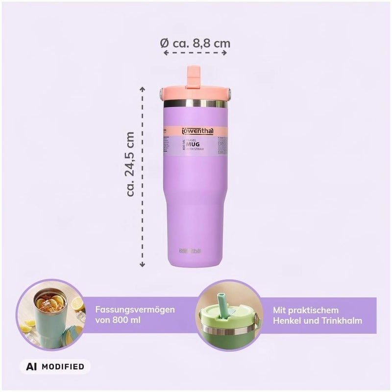 Flip-Becherglas Lila 800 ml