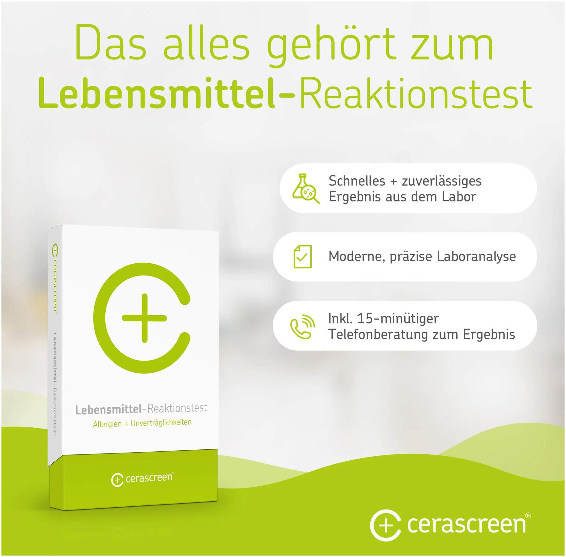 Lebensmittel Reaktionstest 1 Stück