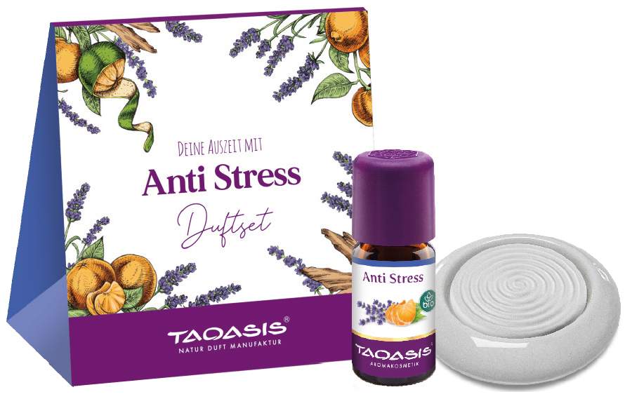 Anti Stress Duftset Öl 5 ml & Duftstein 1 Stück