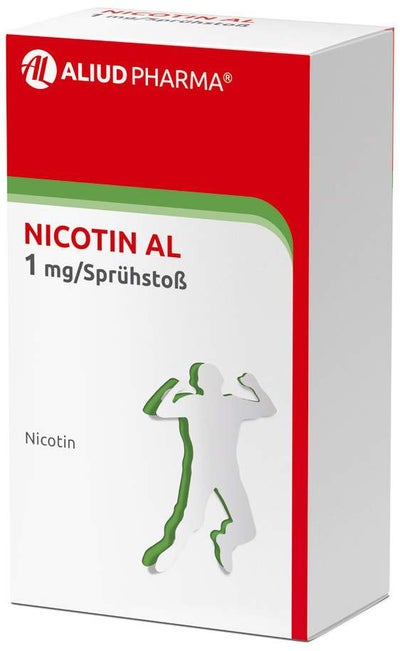Nicotin AL 1 mg pro Sprühstoß Spray 2 Stück