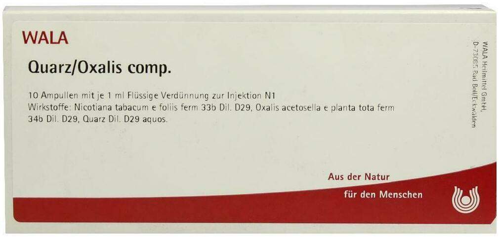 Wala Quarz Oxalis Comp. 10 X 1 ml Ampullen