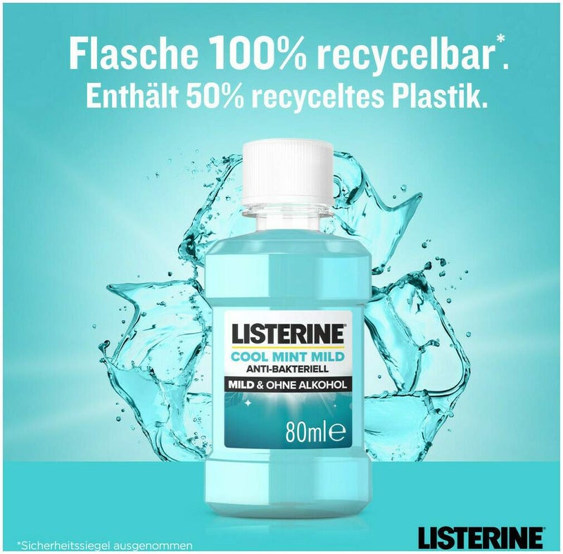 Listerine Mundspülung Cool Mint Mild 80 ml