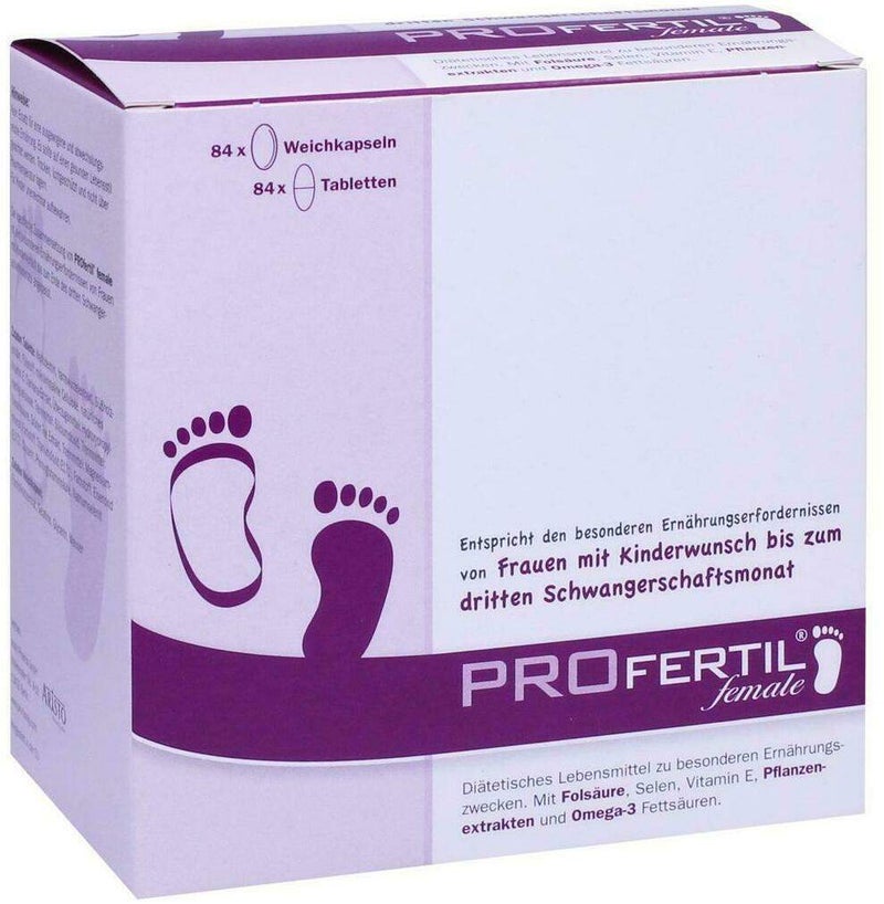 Profertil Female 1 Kombipackung Für 3 Monate