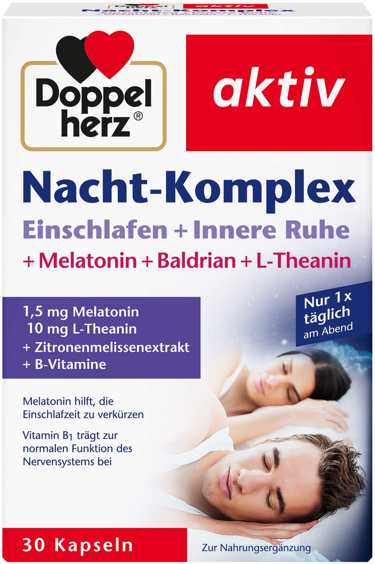 Doppelherz Aktiv Nacht-Komplex Kapseln 30 Stück
