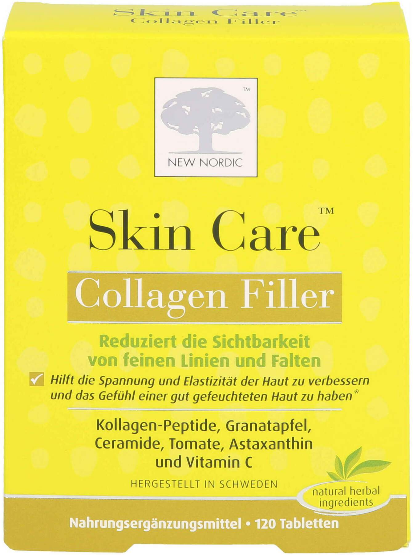 Skin Care Collagen Filler Tabletten 120 Stück