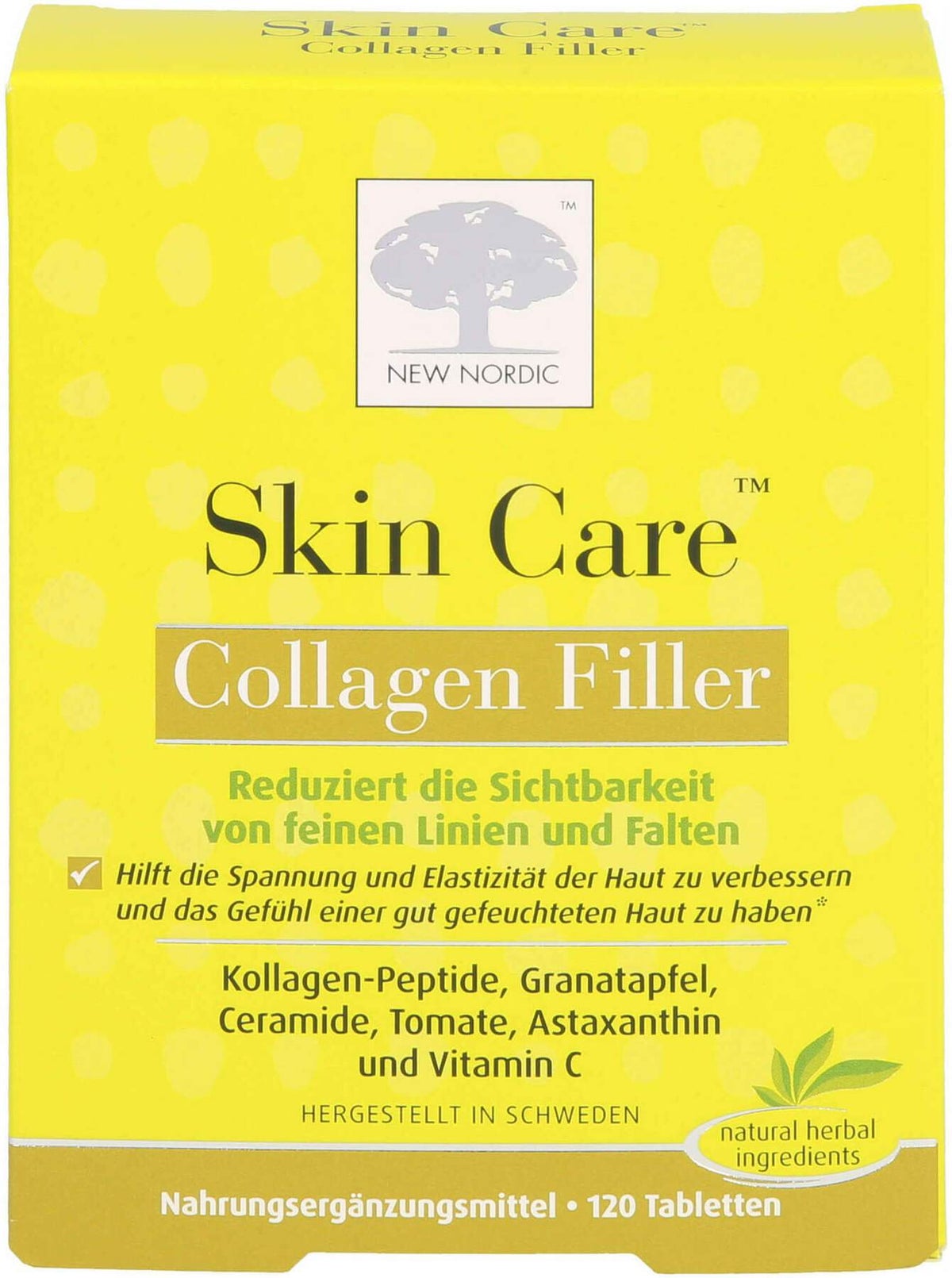 Skin Care Collagen Filler Tabletten 120 Stück