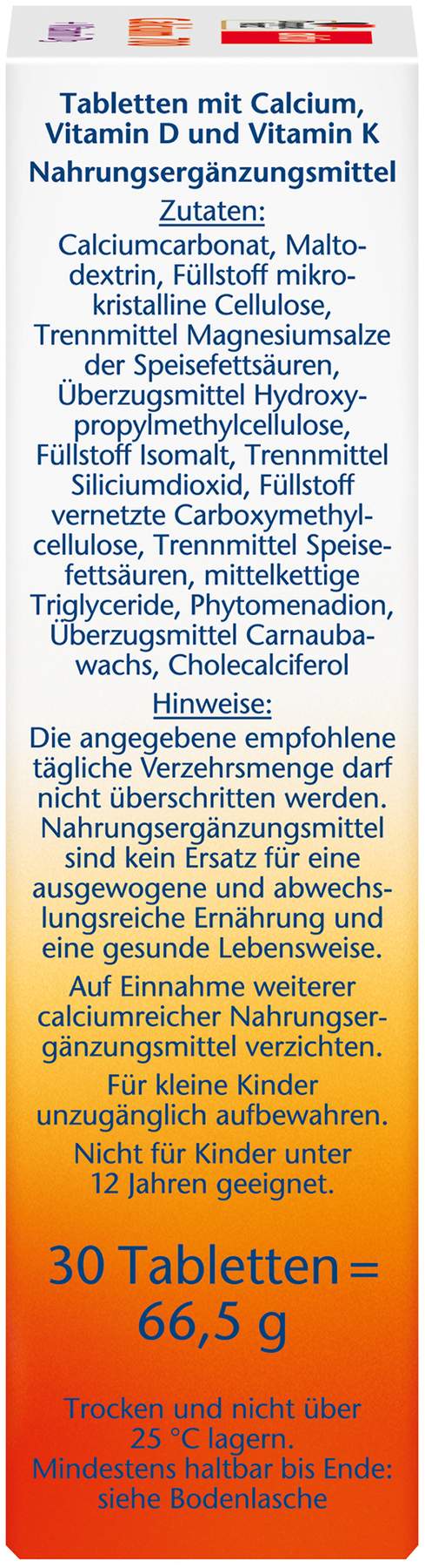 Doppelherz Aktiv Calcium 700 + Vitamin D3 30 Tabletten