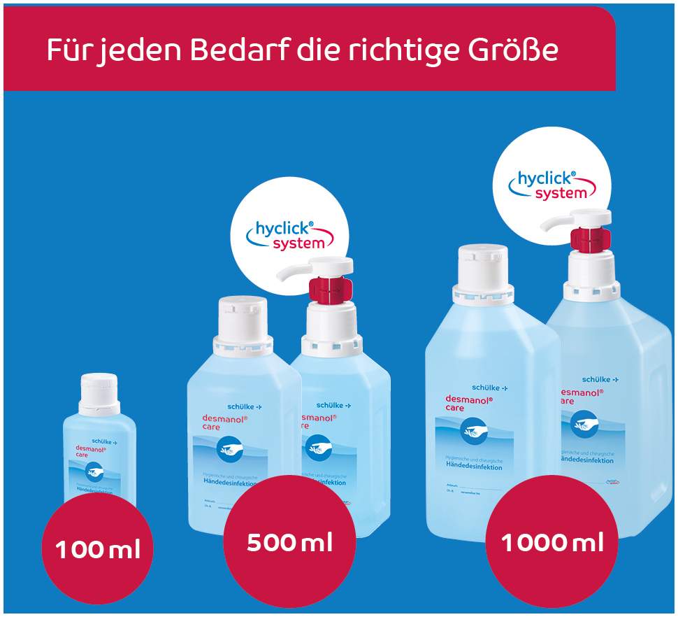 Desmanol Care Alkoholische Händedesinfektion 1000 ml