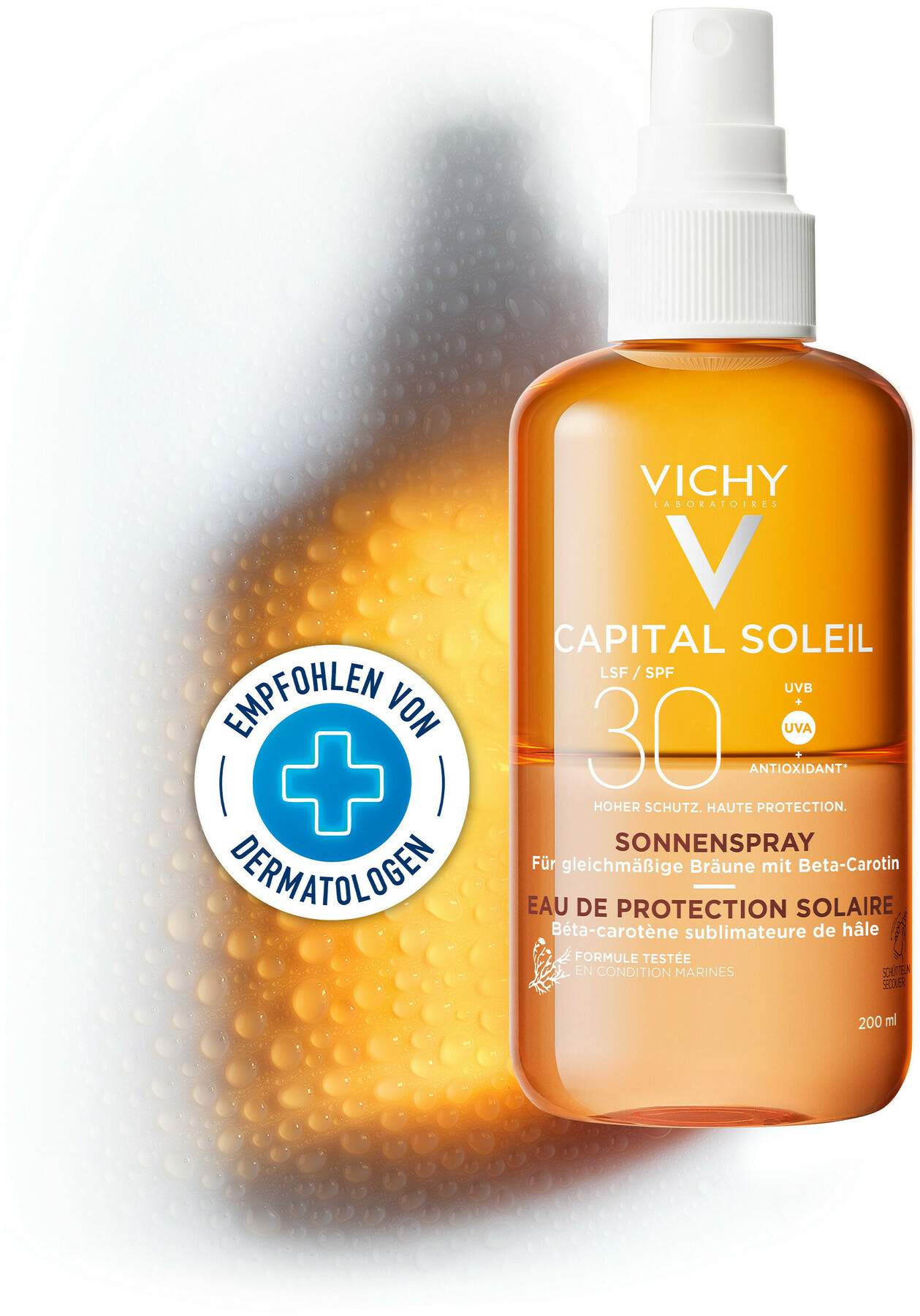 Vichy Capital Soleil bräunungsintensivierendes Sonnenspray LSF 30 200 ml
