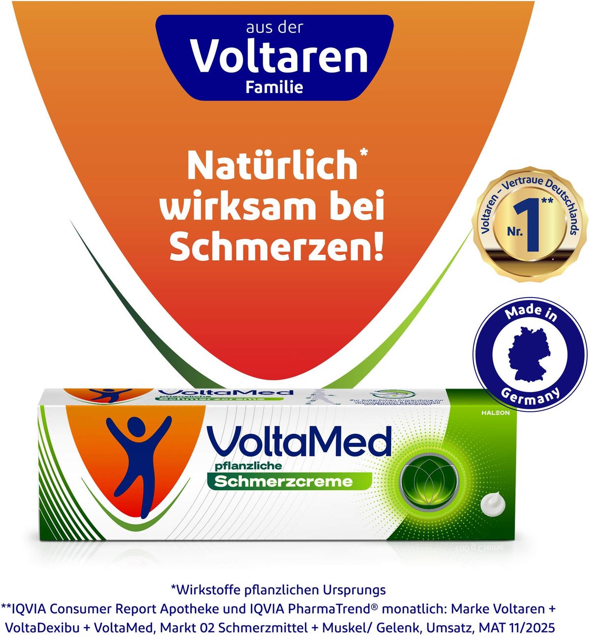 VoltaMed pflanzliche Schmerzcreme 150 g