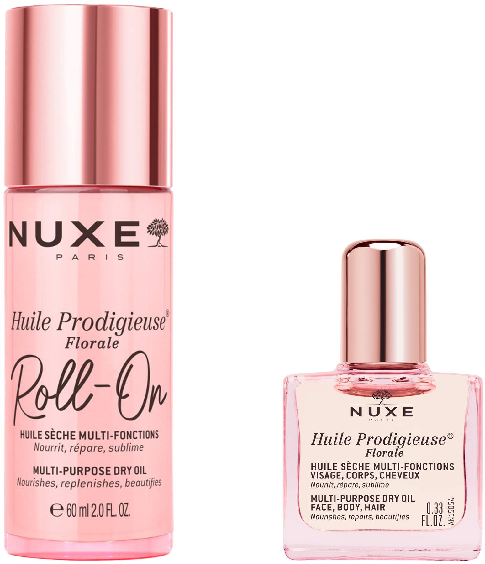 Nuxe Huile Prodigieuse Florale Roll-On 60 ml + gratis Nuxe Huile Prodigieuse Florale 10 ml