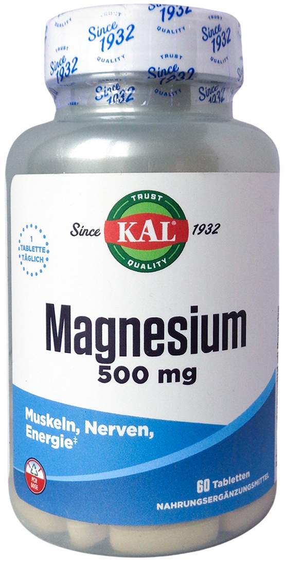Magnesium 500 mg 60 Tabletten