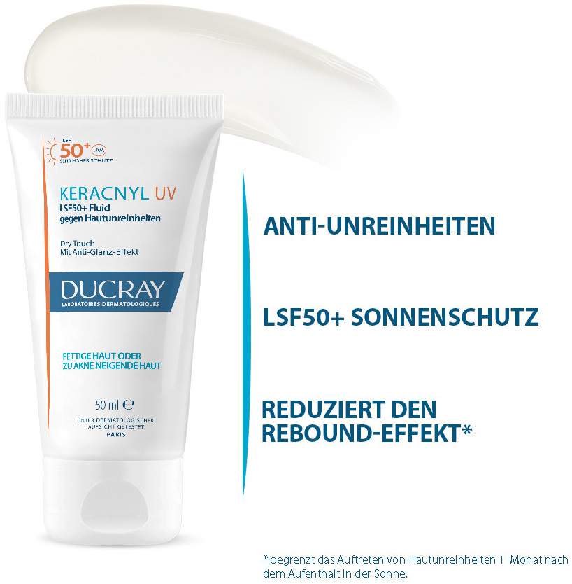 Ducray Keracnyl Uv 50+ 50 ml Fluid
