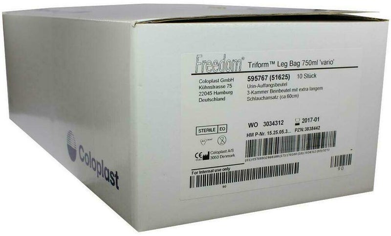 Freedom Triform 750ml Beinbeutel Variabel Kürzbar Steril
