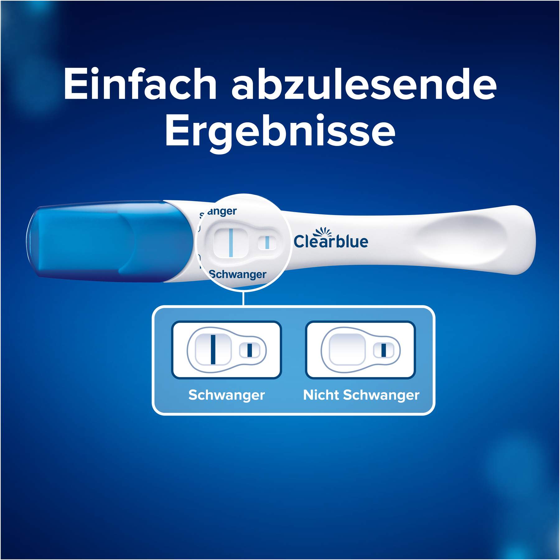 Clearblue Schwangerschaftstest frühe Erkennung und mit Wochenbestimmung 2 Teststäbchen