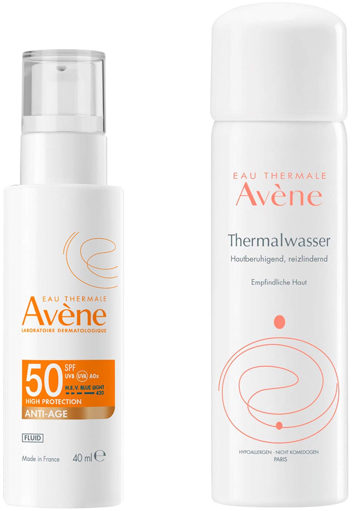 Avene Anti-Age Fluid SPF 50 40 ml + gratis Avene Thermalwasser Spray 50 ml