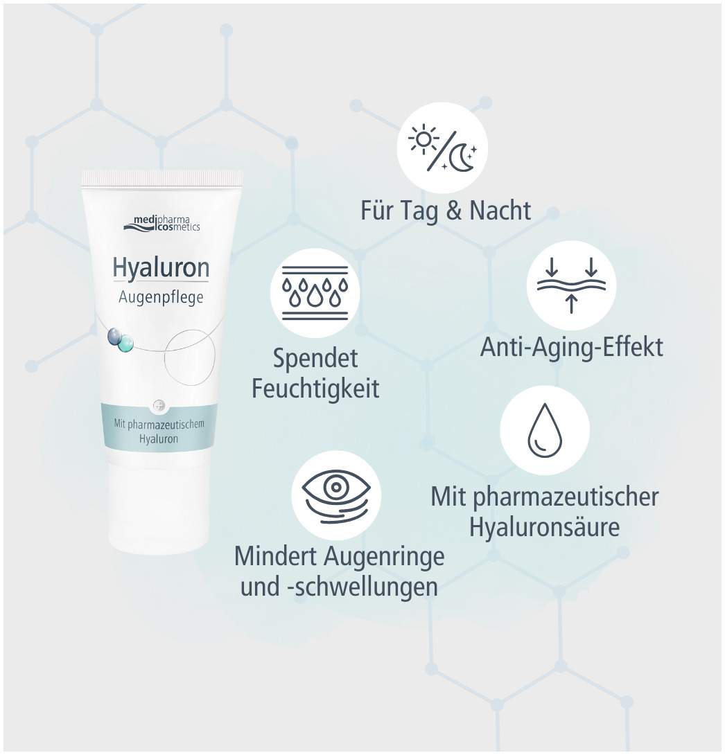 medipharma cosmetics Hyaluron Augenpflege Creme 15 ml Creme