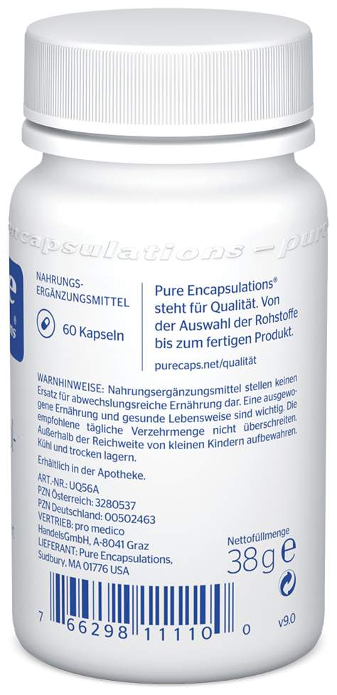 Pure Encapsulations Ubiquinol Qh 50 mg 60 Kapseln