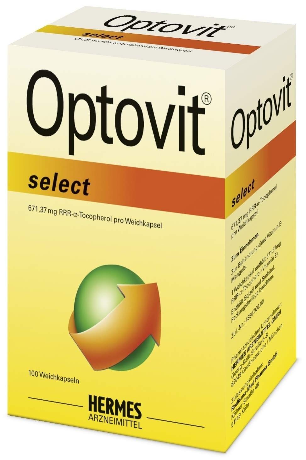 Optovit select 1000 I.E. Vitamin-E  100  Kapseln