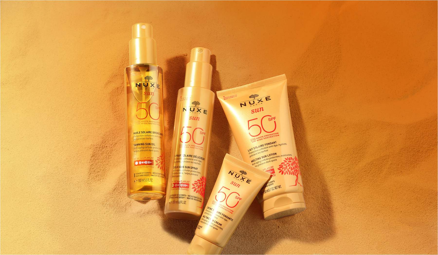 NUXE Sun Sonnenöl Gesicht & Körper LSF50 150 ml
