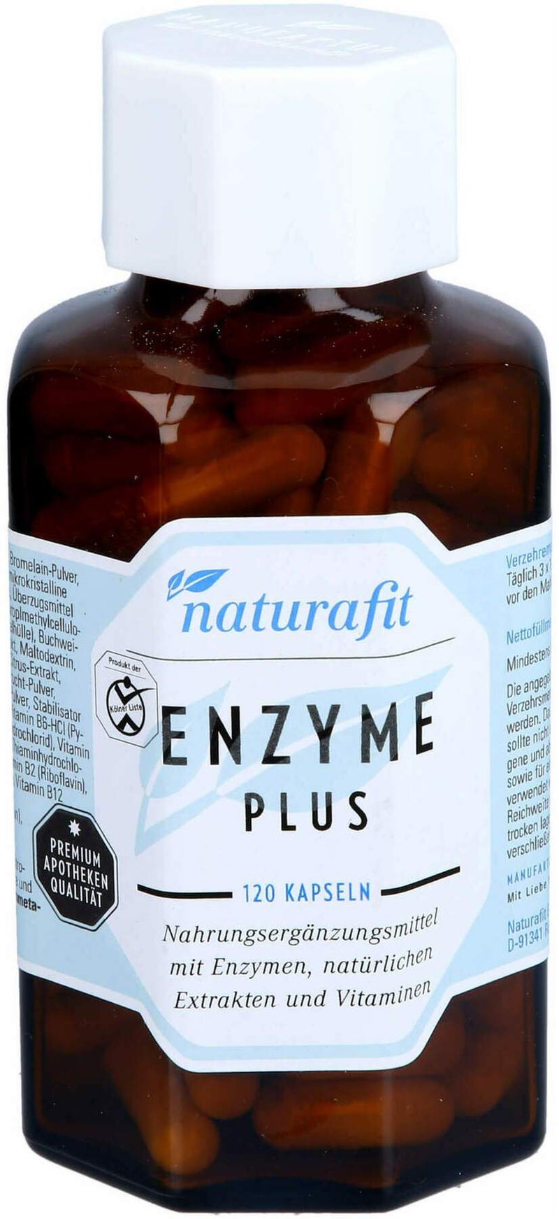 Naturafit Enzyme Plus 120 Kapseln