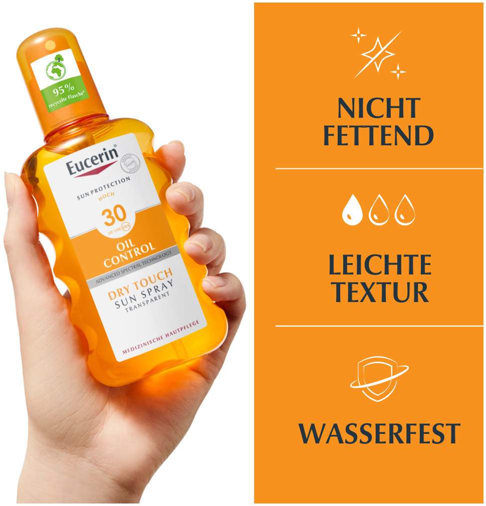 Eucerin Sun Oil Control Transparent Spray LSF 30 200 ml