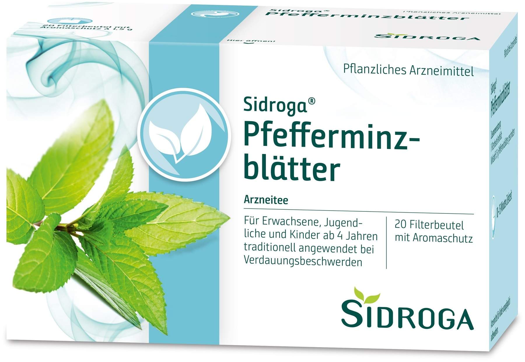 Sidroga Pfefferminzblätter 20 Filterbeutel