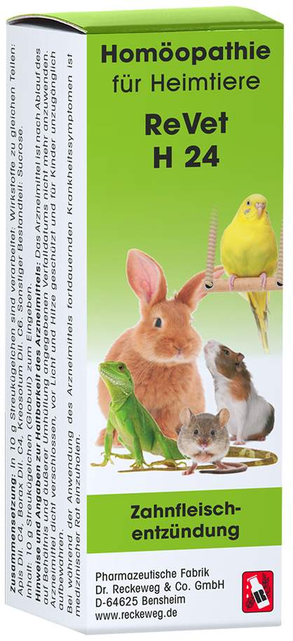 Revet H 24 Globuli F.Heimtiere 10g