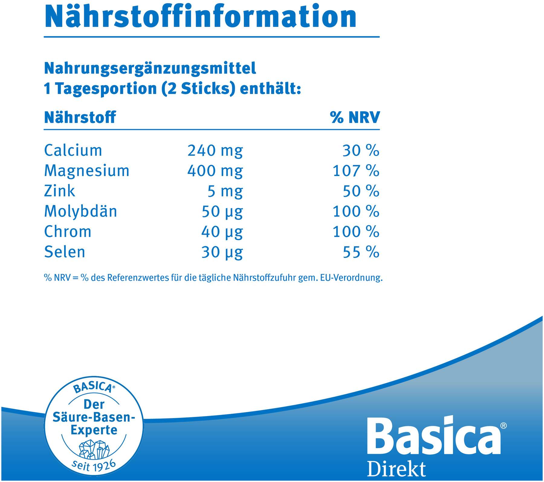 Basica Direkt Basische Mikroperlen 30 x 2,8g Granulat