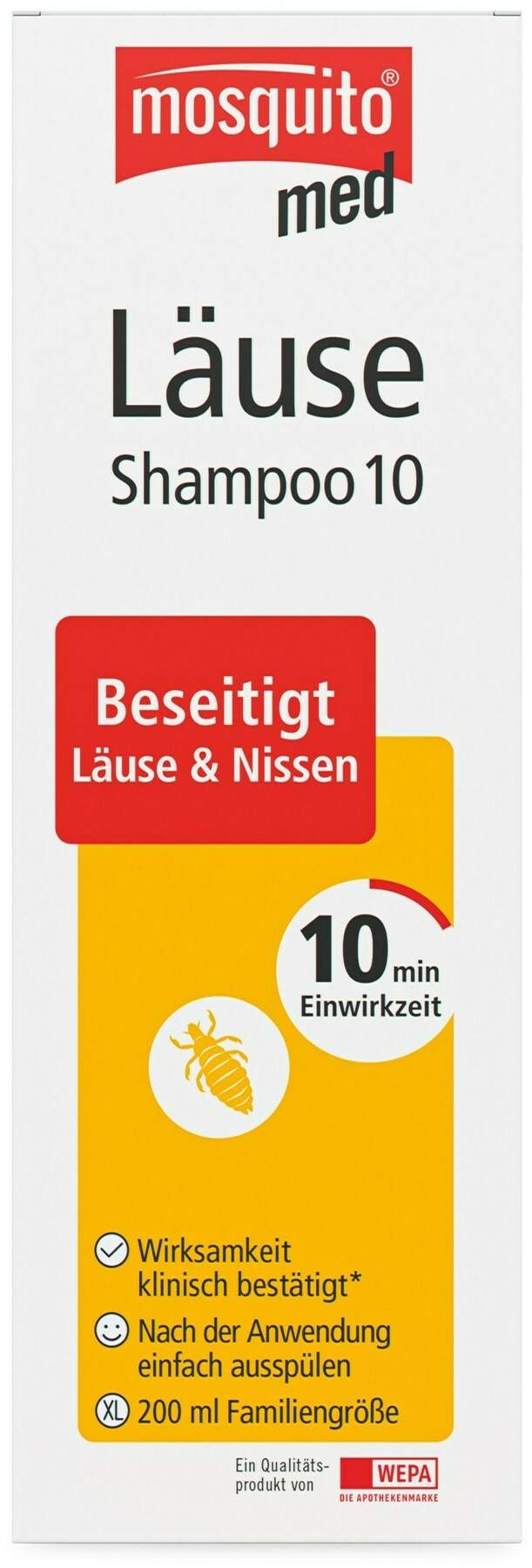 Mosquito Med Läuse Shampoo 10 200 ml