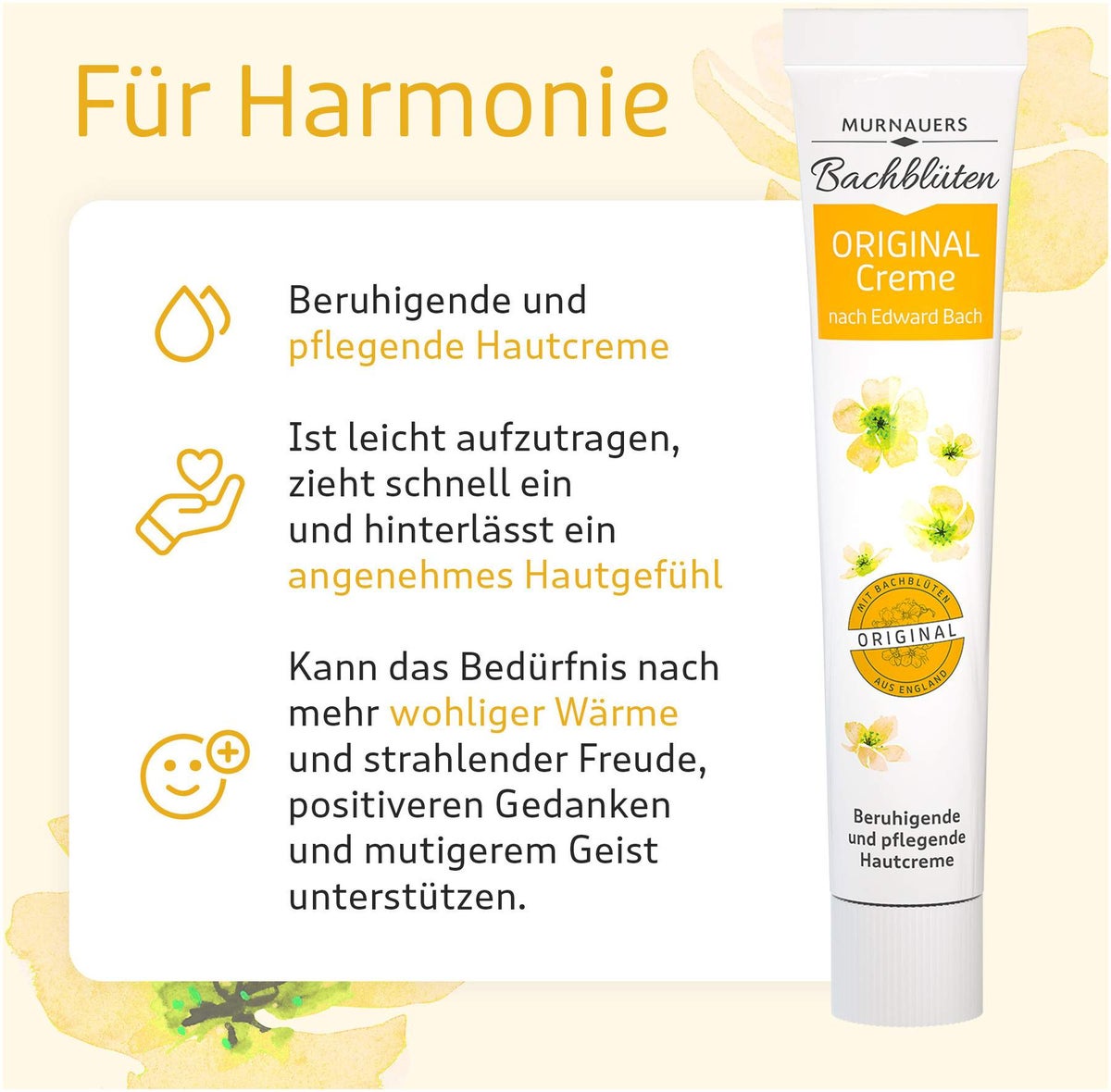 Bachblüten Original Creme Nach Dr. Bach 30 G Creme